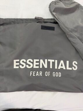 Essentials Fear of God Light Taupe Green Windbreaker Jacket